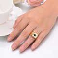 Shangjie oem anillos оптовая мода название моды гравированные кольца Mirro Stainelss Стальные украшения на заказ квадрат мужчины кольца